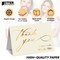 Better Office Products Wedding Engagement Thank You Cards in Metallic Gold W/Envelopes, 4in.x 6in., 50PK 64643 - alternate 4